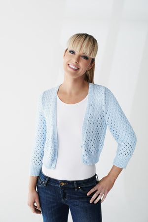 Eyelet cardigan on sale