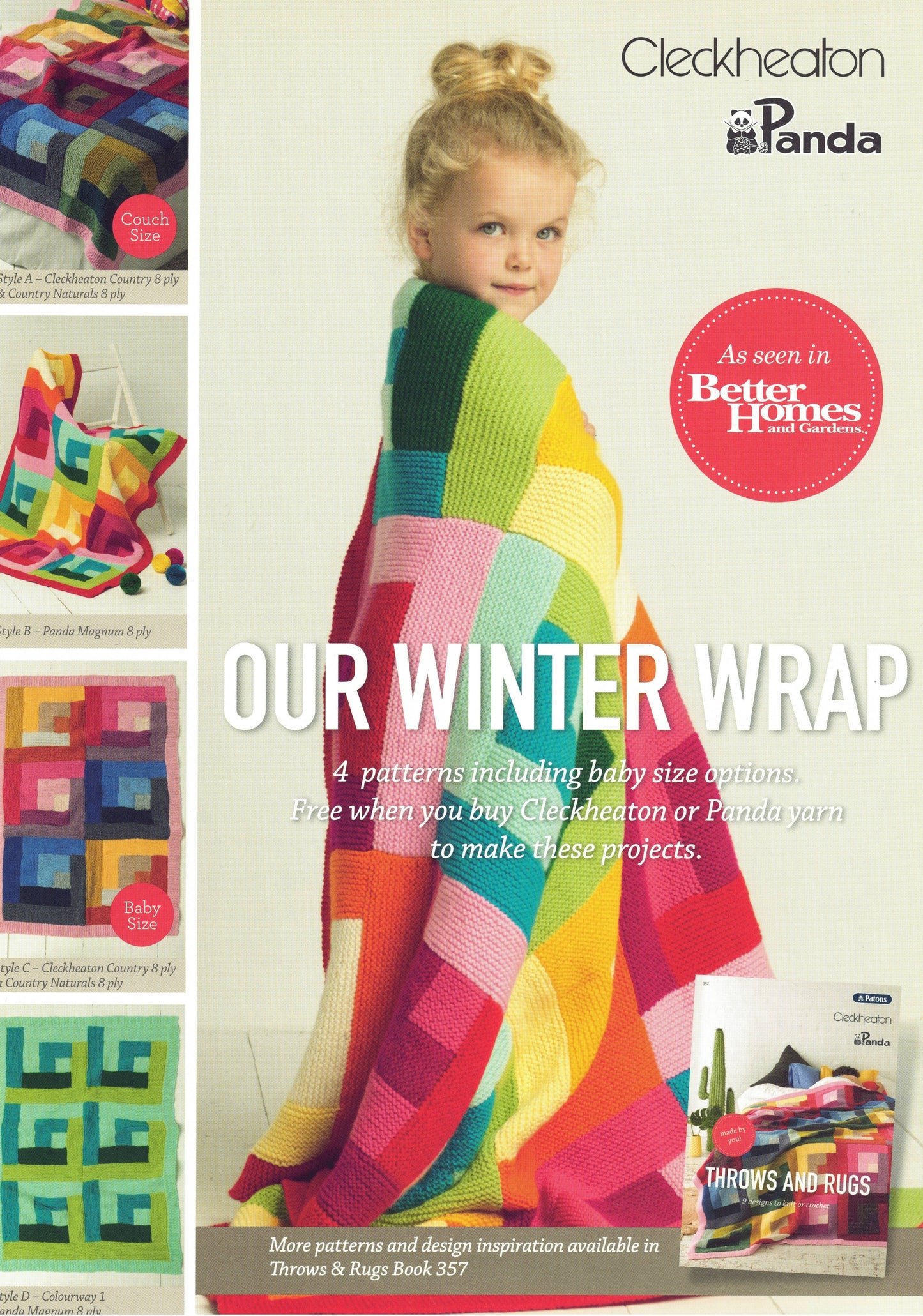 Blanket - Cleckheaton leaflet Our Winter Wrap