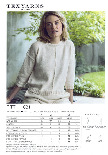 Women - Texyarns Leaflet 881 Pitt