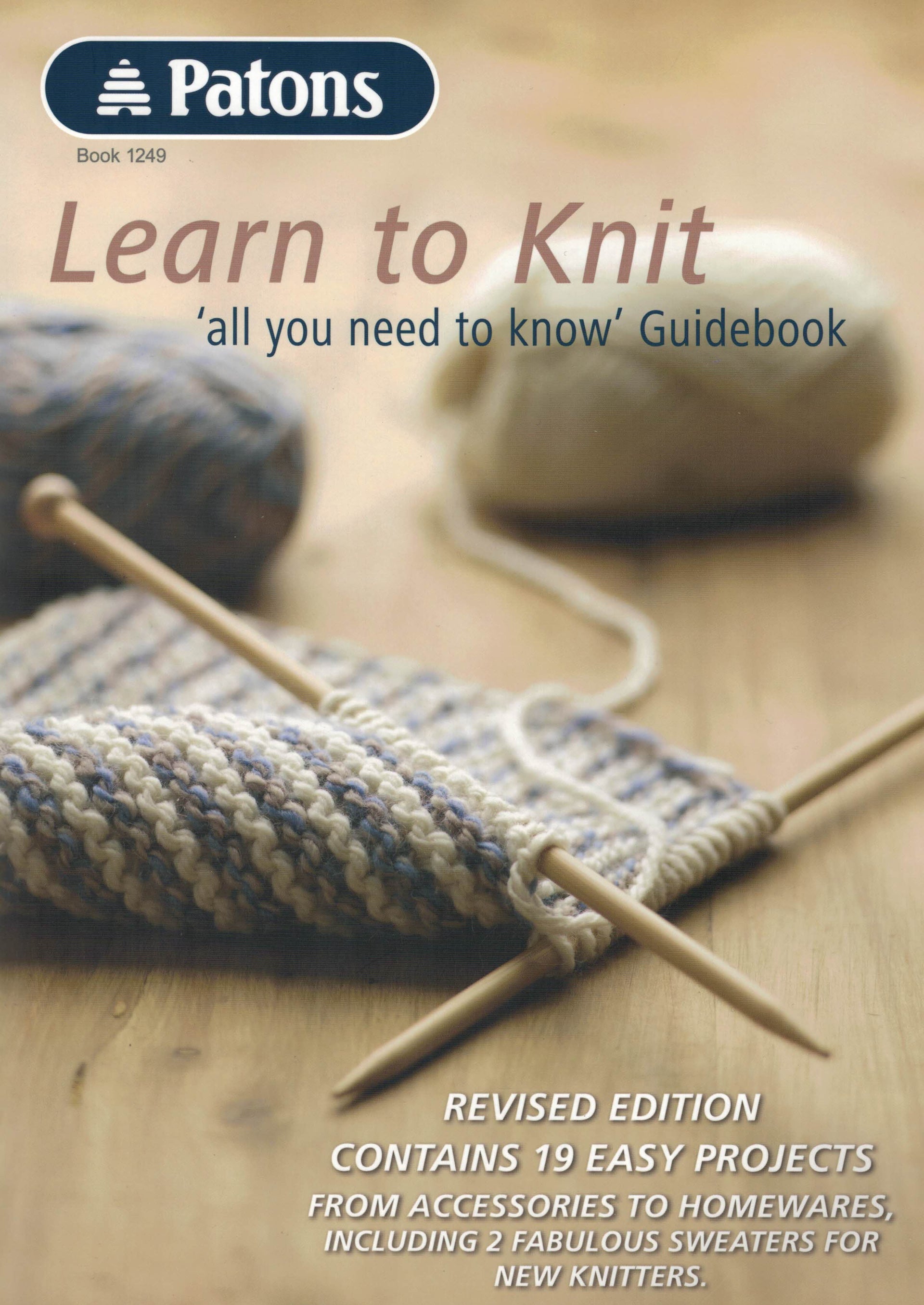 Learn To Knit Now Book